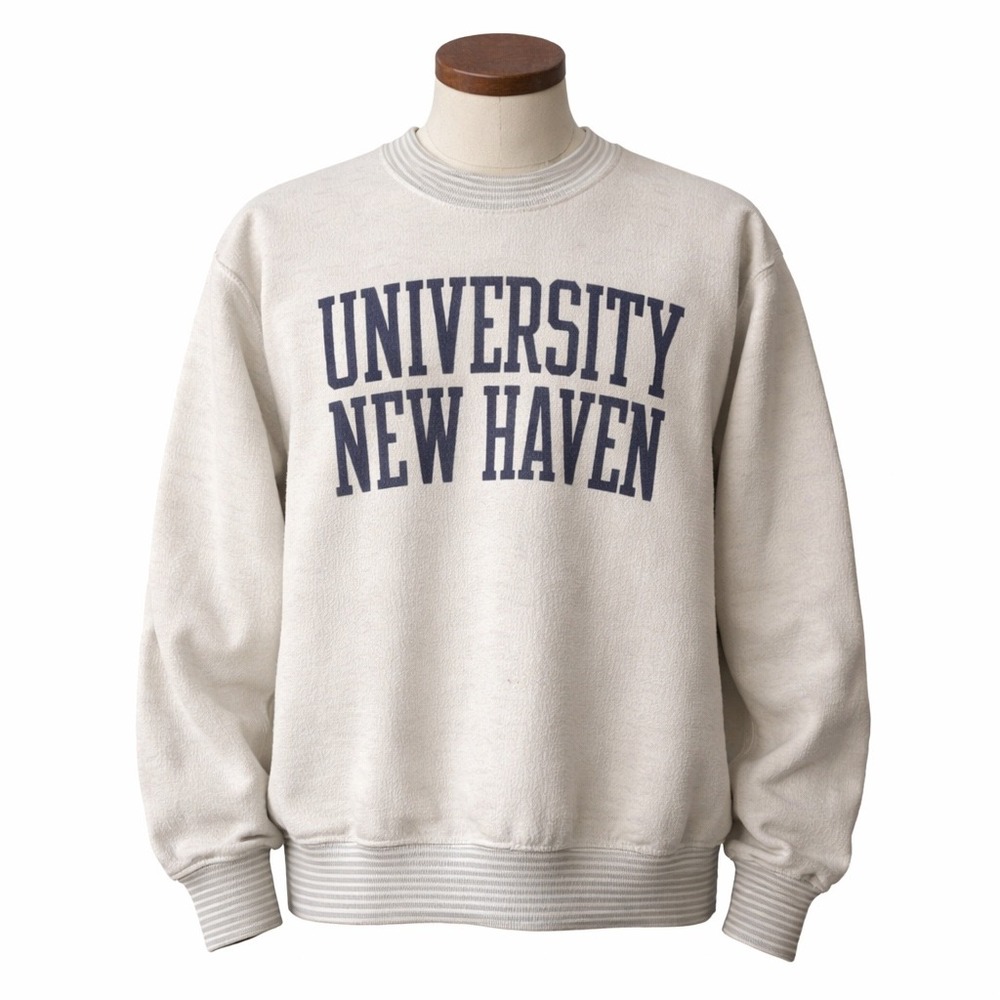 Vtg 90s University New Haven Crewneck Sweatshirt XL Collegiate Preppy Academia‎